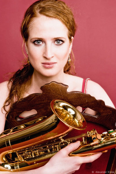 Saxophonistin Melanie 02